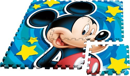 Tapete Puzzle EVA Minnie/Mickey 9pçs mickey