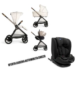 Trio Bellagio Flexi c/ First Seat Recline Chicco OFERTA CADEIRA MOKITA