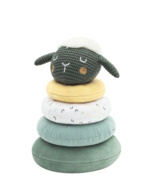 Torre de peluche empilhável Sleepy Sheep Kikkaboo