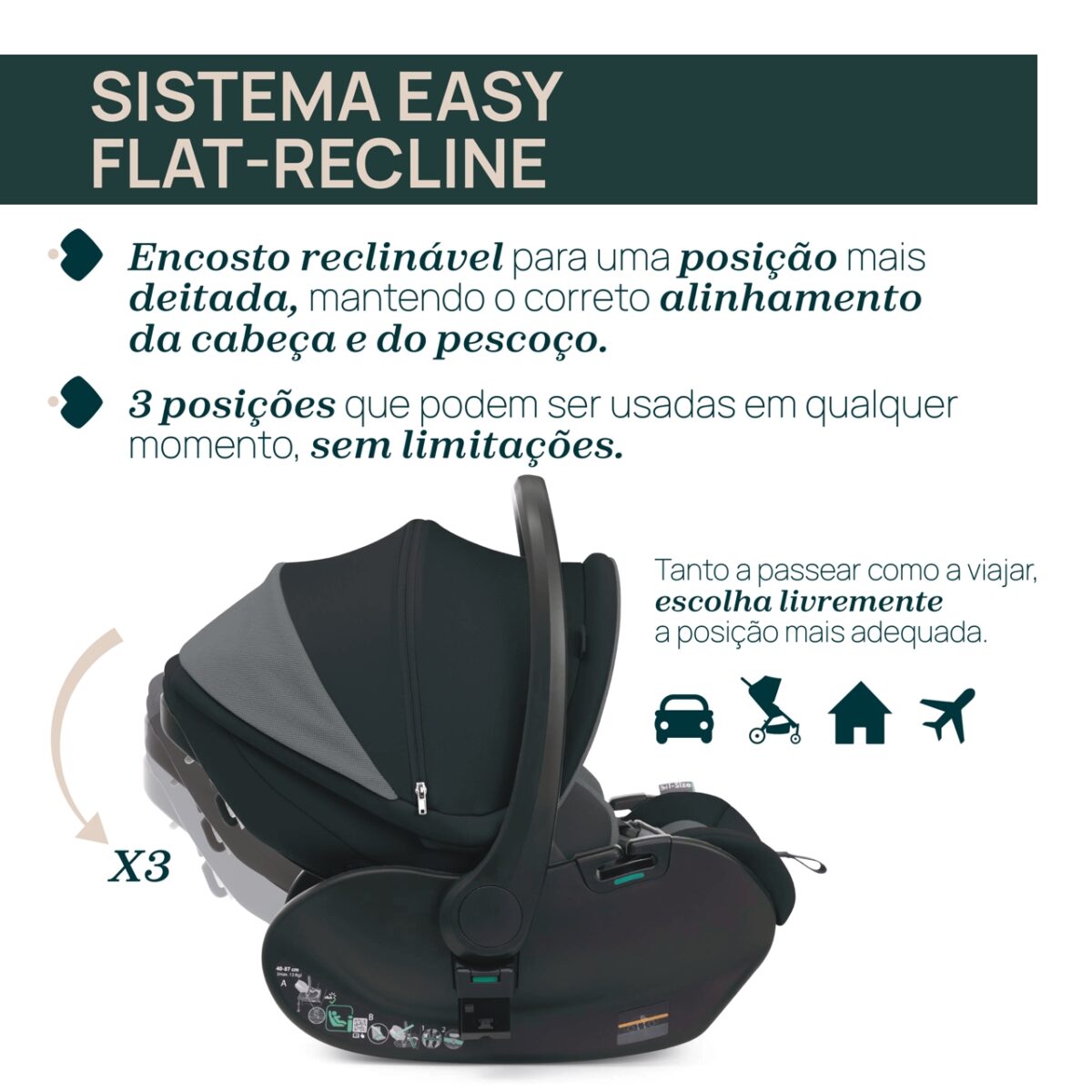 Duo Mysa c/First Seat Recline + Base Full 360º - Image 12