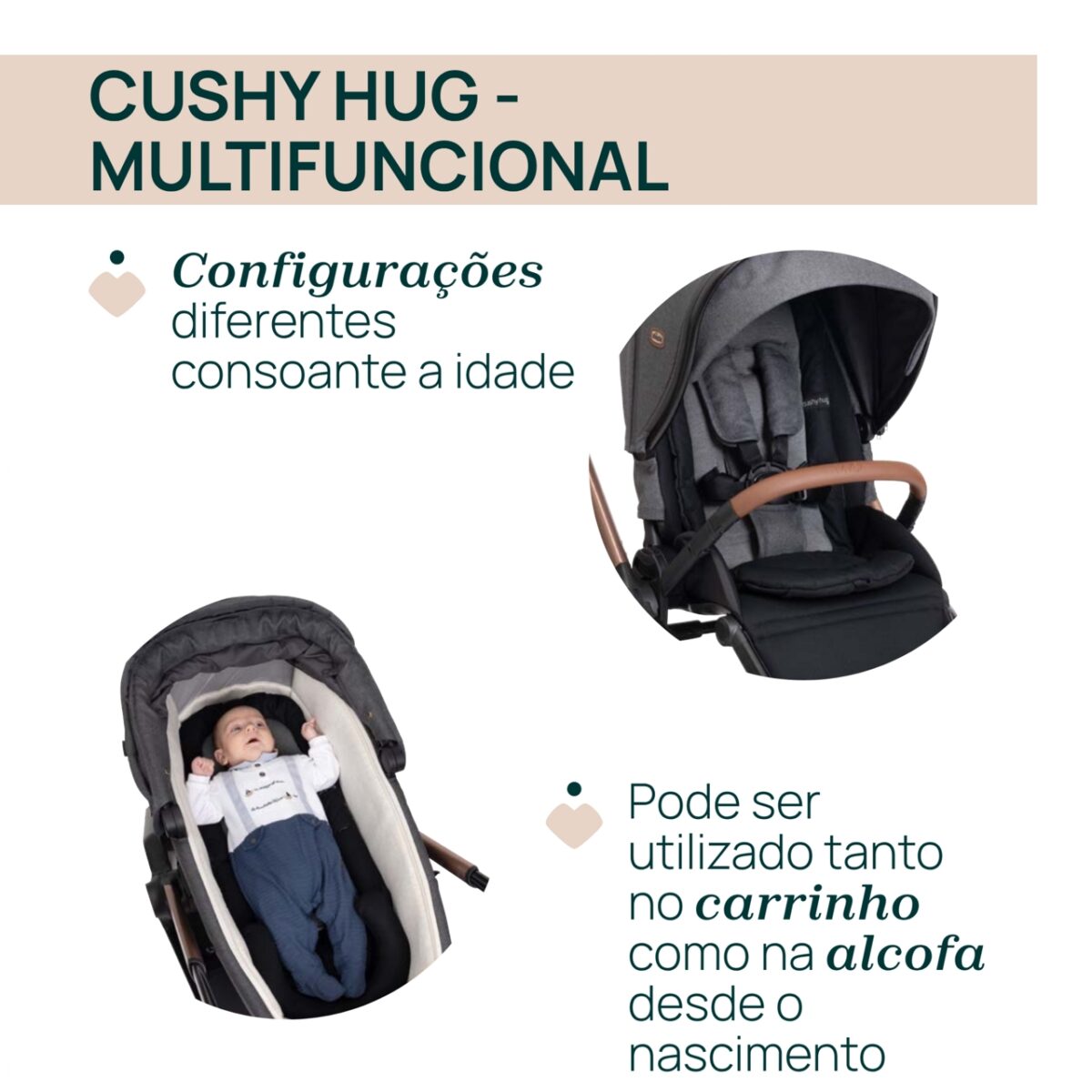 Duo Mysa c/First Seat Recline + Base Full 360º - Image 7