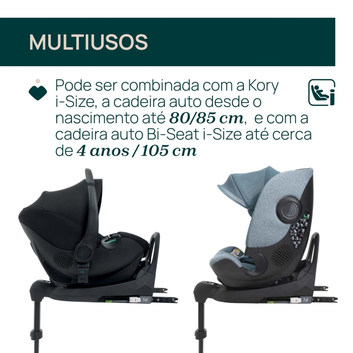 Duo Mysa c/First Seat Recline + Base Full 360º - Image 13