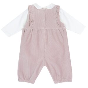 Conjunto de jardineiras compridas e body Chicco - Image 2
