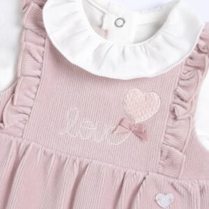Conjunto de jardineiras compridas e body Chicco - Image 5