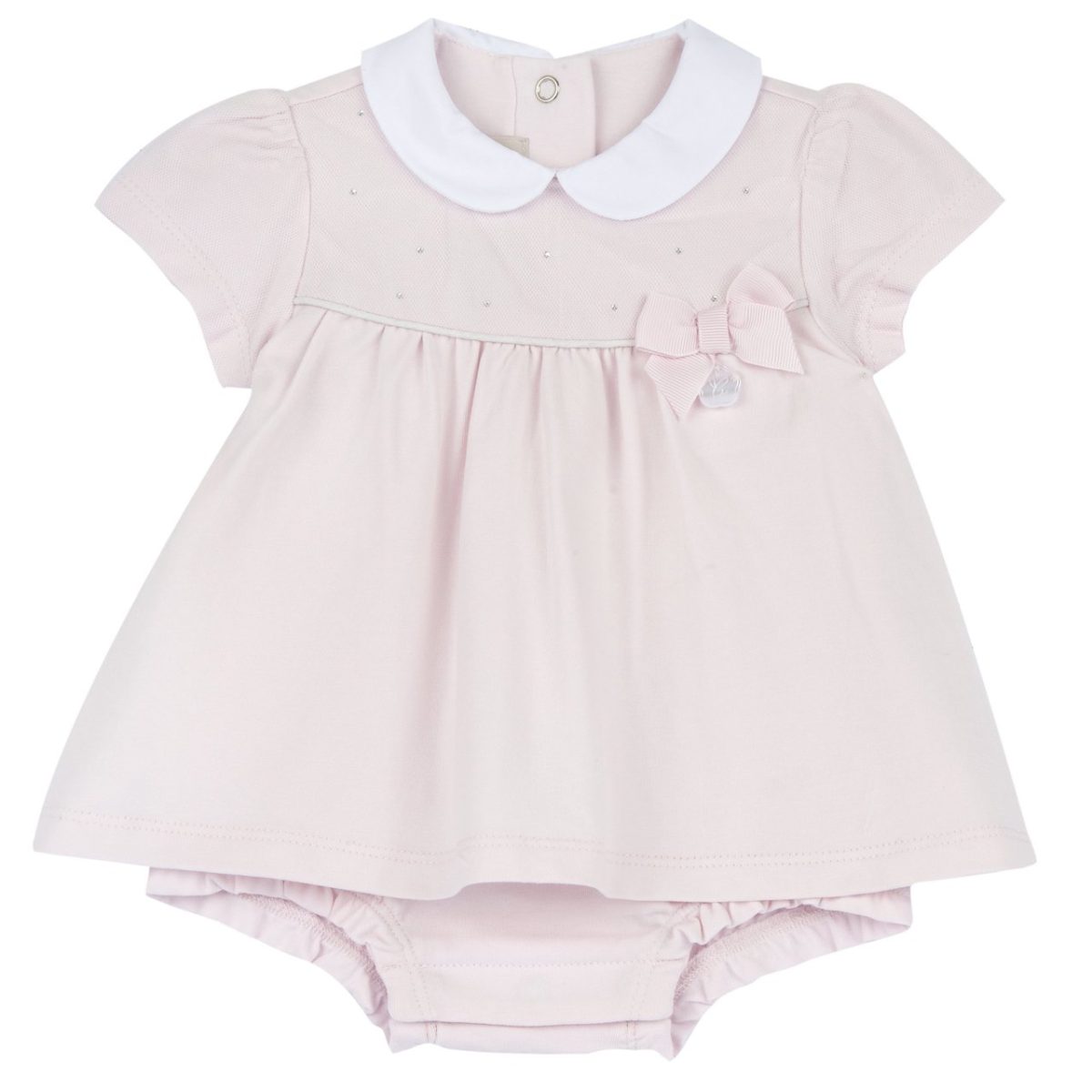 Macacão Efeito Vestido Cor-de-rosa Chicco