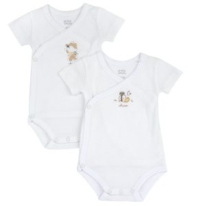 Conjunto de Bodies Manga Curta Chicco