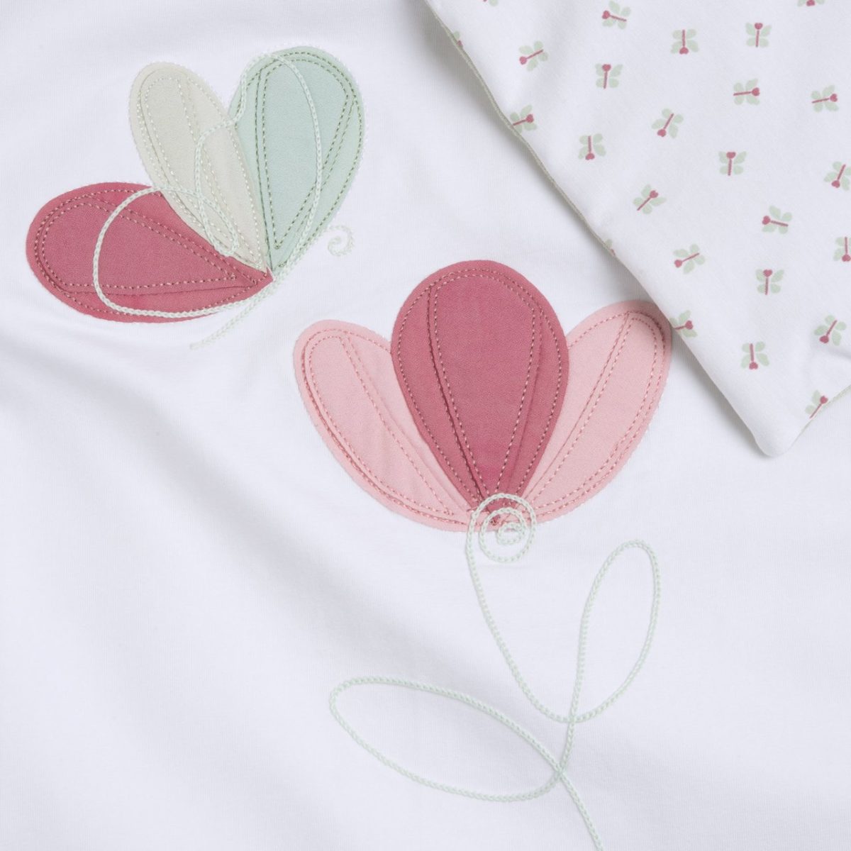 Manta com flor e borboleta - Image 3