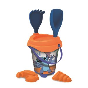 Balde de praia stitch mondo com moldes