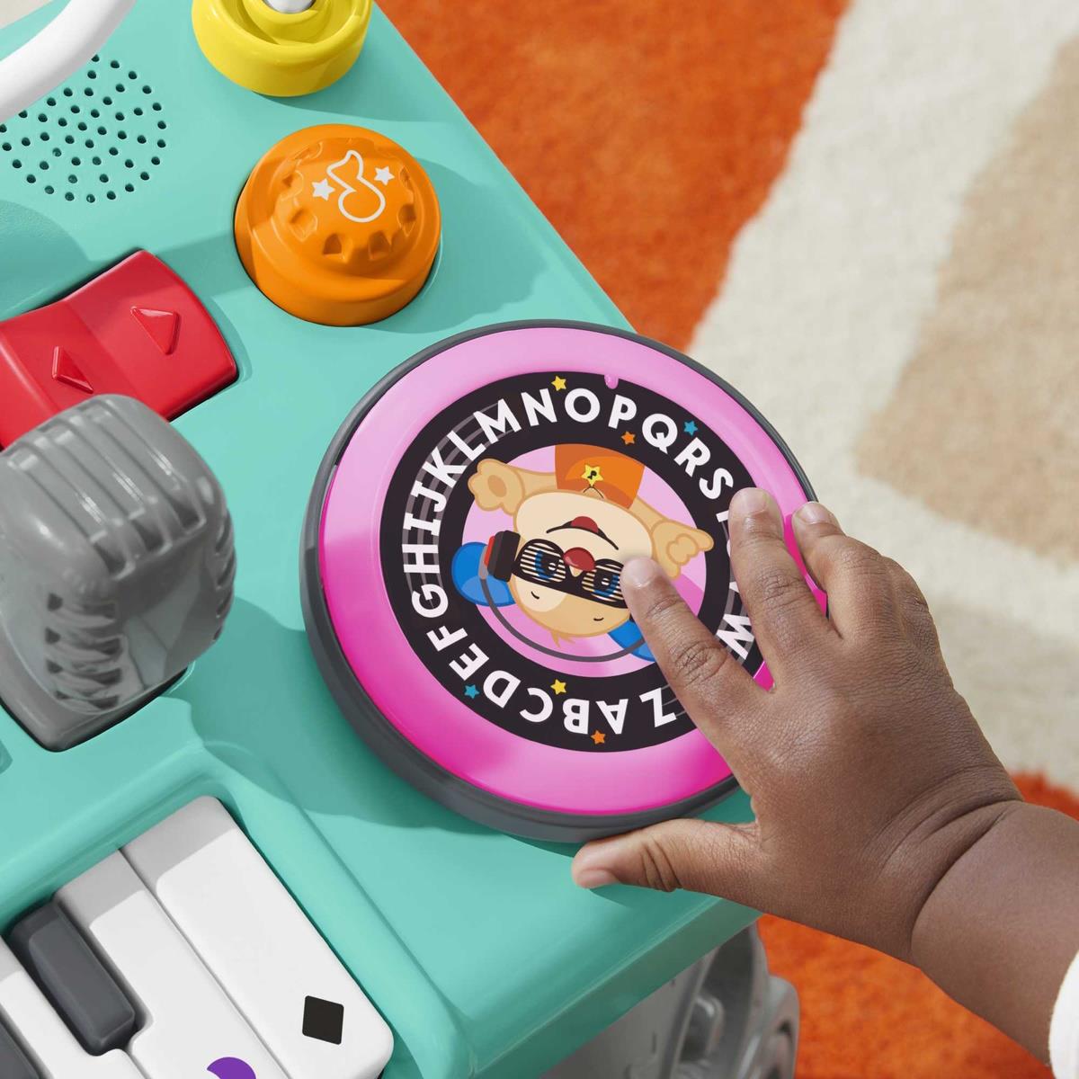 Mesa de mistura DJ musical com atividades, luzes e sons Fisher Price - Image 5
