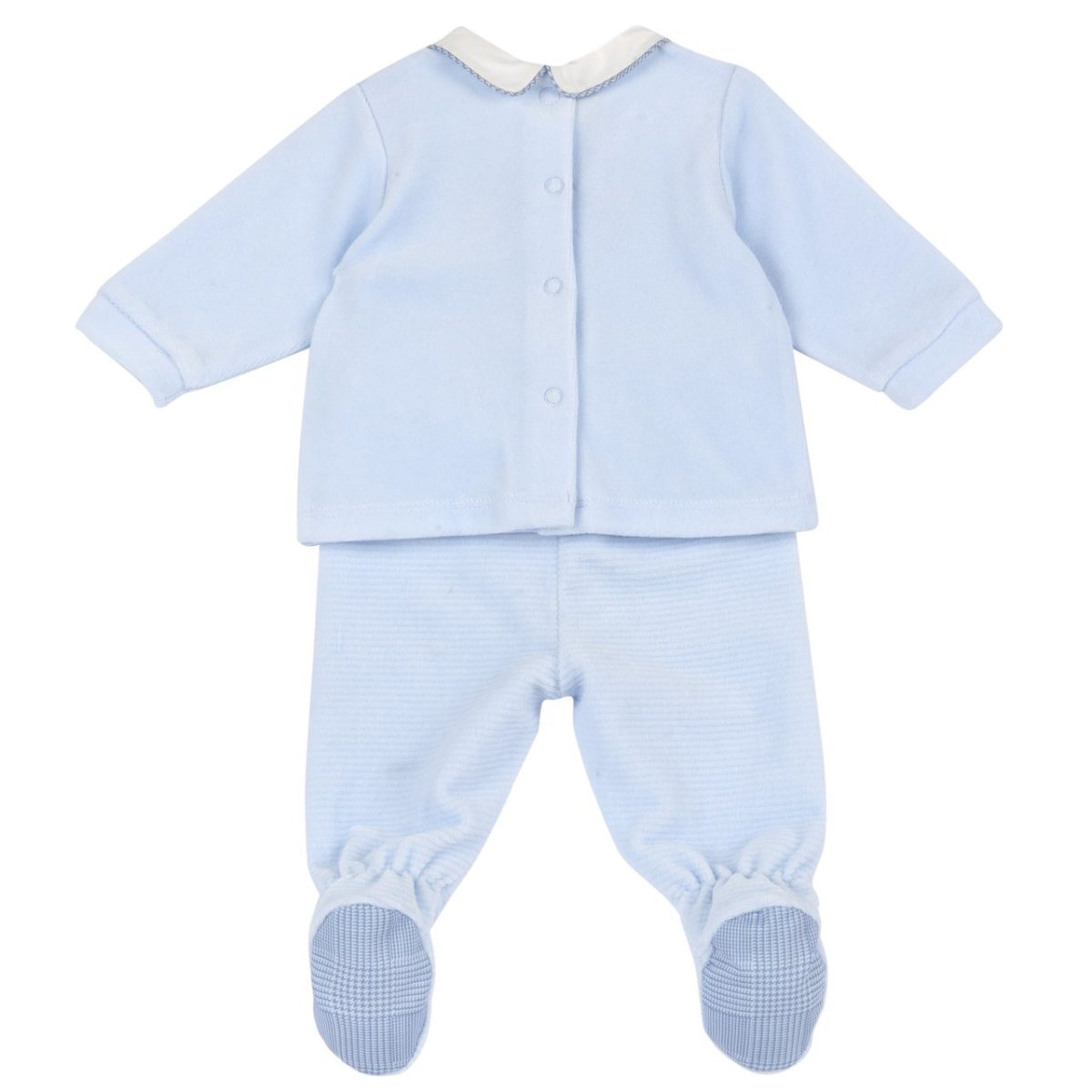 Conjunto Azul de Camisola com Ursinhos e Calças com Pés Chicco - Image 2
