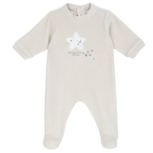 Babygrow com Frase Bordada Chicco